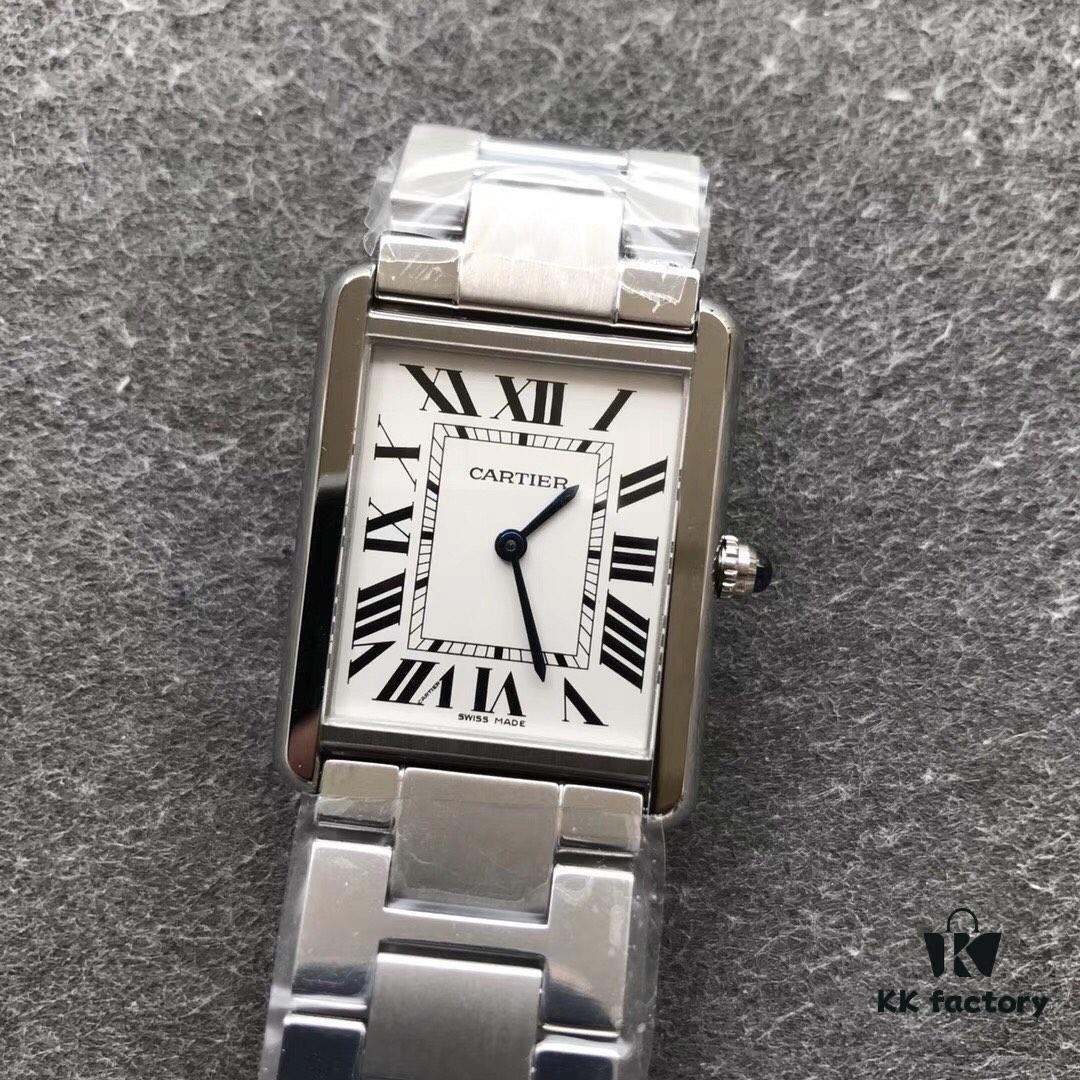 6931a7efccd8ab3d7af9c578 TW Taiwan Factory: Highest Fidelity Cartier Solo Tank Women's Watch