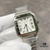6931a7f0ccd8ab3d7af9c590 Cartier New Santos, V6 Factory Edition! 316 Material, Swiss Craftsmanship Fire-Blued Steel Hands, Swiss Anti-Reflective Coating, Scratch-Resistant and Fingerprint-Resistant Treatment!