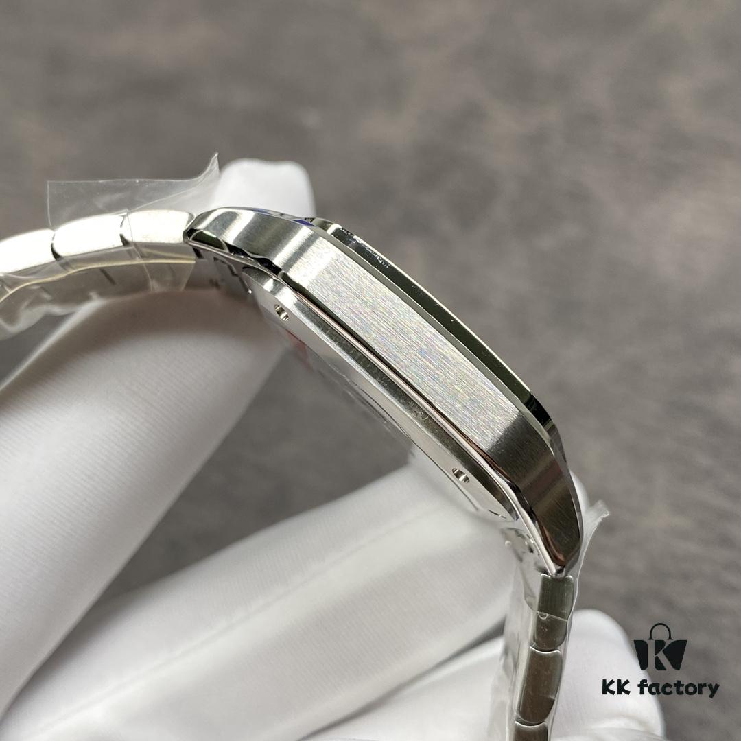 6931a7f0ccd8ab3d7af9c593 Cartier New Santos, V6 Factory Edition! 316 Material, Swiss Craftsmanship Fire-Blued Steel Hands, Swiss Anti-Reflective Coating, Scratch-Resistant and Fingerprint-Resistant Treatment!