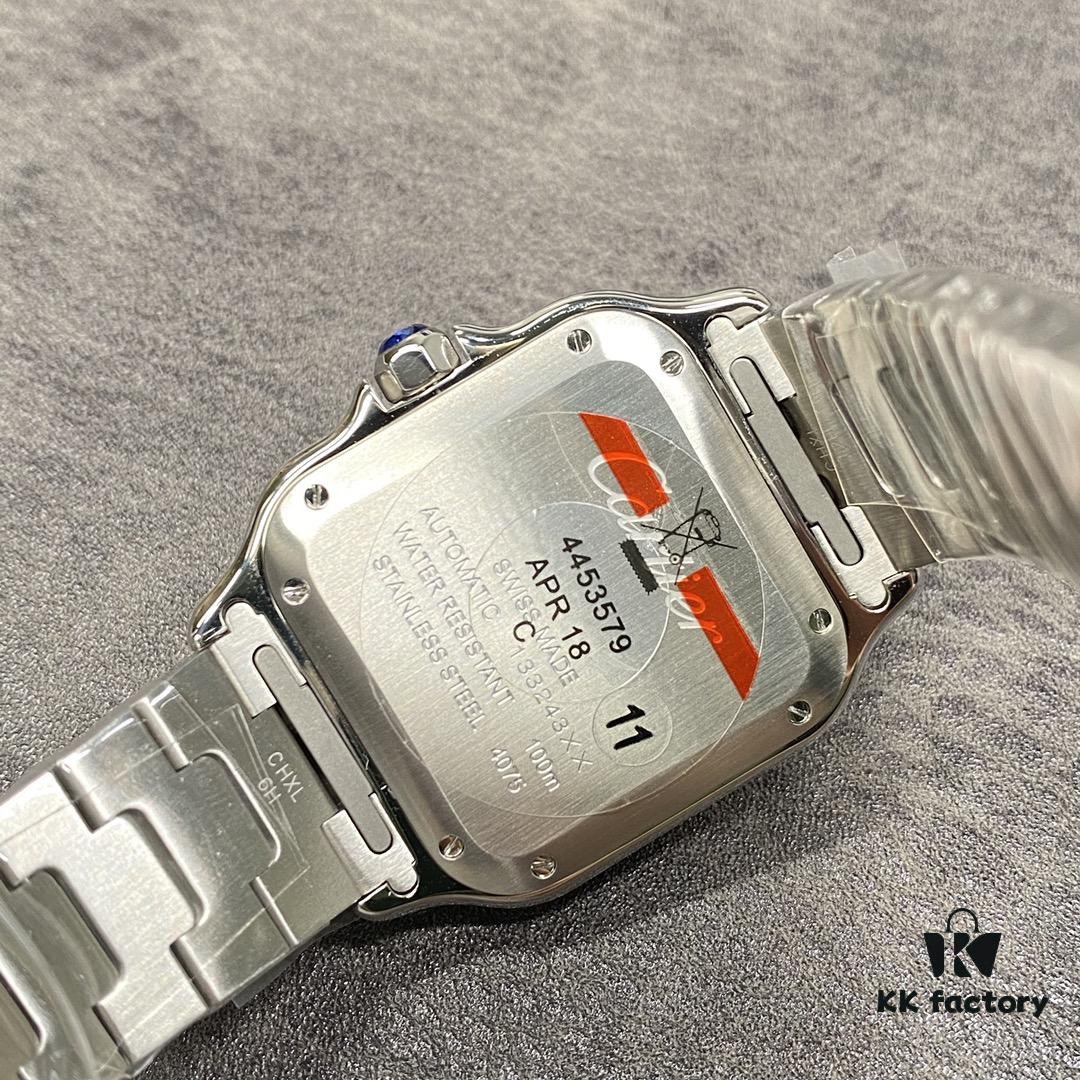 6931a7f0ccd8ab3d7af9c594 Cartier New Santos, V6 Factory Edition! 316 Material, Swiss Craftsmanship Fire-Blued Steel Hands, Swiss Anti-Reflective Coating, Scratch-Resistant and Fingerprint-Resistant Treatment!