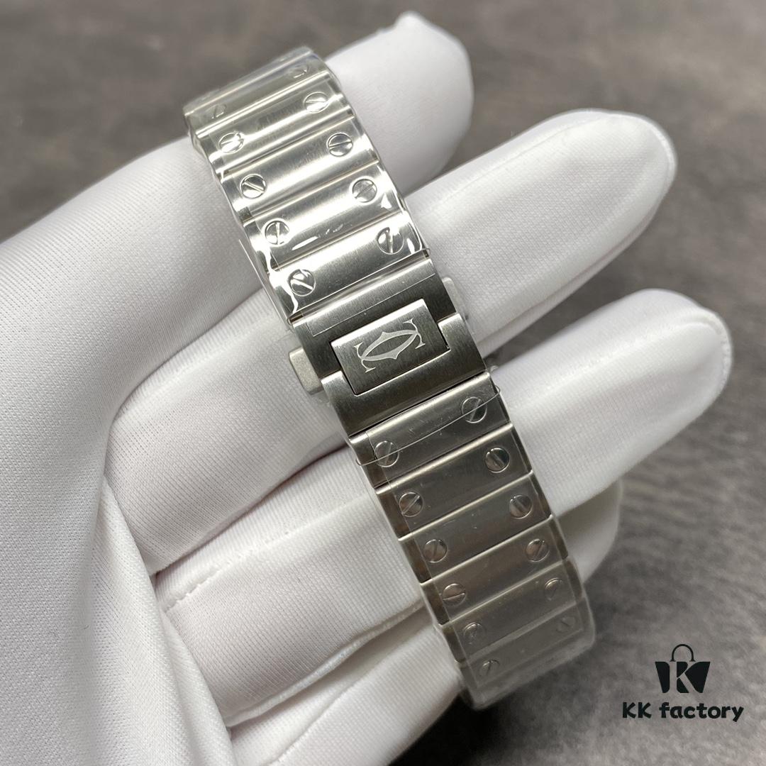 6931a7f1ccd8ab3d7af9c596 Cartier New Santos, V6 Factory Edition! 316 Material, Swiss Craftsmanship Fire-Blued Steel Hands, Swiss Anti-Reflective Coating, Scratch-Resistant and Fingerprint-Resistant Treatment!
