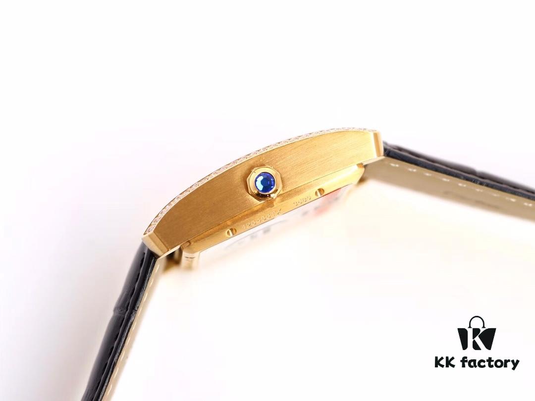 6931a7f1ccd8ab3d7af9c5a5 Taiwan Factory F5, Cartier Tank Series, Full Diamond Dial VS Upgraded Version, Andy Lau's British Tank Ultimate Edition, Square Men's Watch