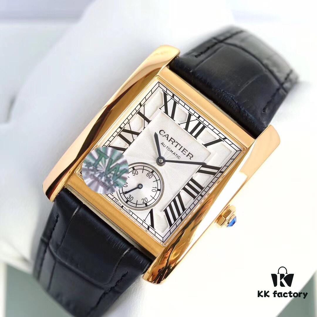 6931a7f2ccd8ab3d7af9c5a9 Taiwan Factory F5, Cartier Tank Series, VS Upgraded Version, Andy Lau's English Tank Ultimate Edition, Square Men's Watch