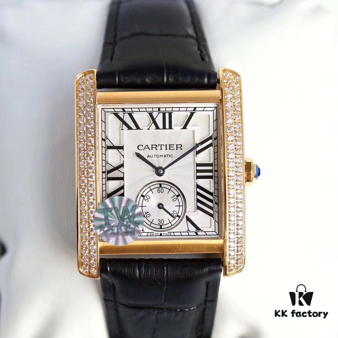 6931a7f2ccd8ab3d7af9c5ac Taiwan Factory F5, Cartier Tank Series, VS Upgraded Version, Andy Lau's English Tank Ultimate Edition, Square Men's Watch