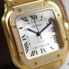 6931a7f3ccd8ab3d7af9c5bb BV Factory Highest Version Genuine Mould Cartier Santos Couple Watch
