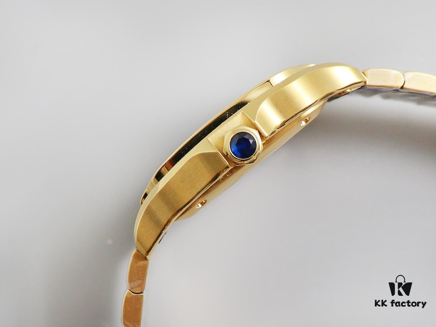 6931a7f3ccd8ab3d7af9c5bd BV Factory Highest Version Genuine Mould Cartier Santos Couple Watch