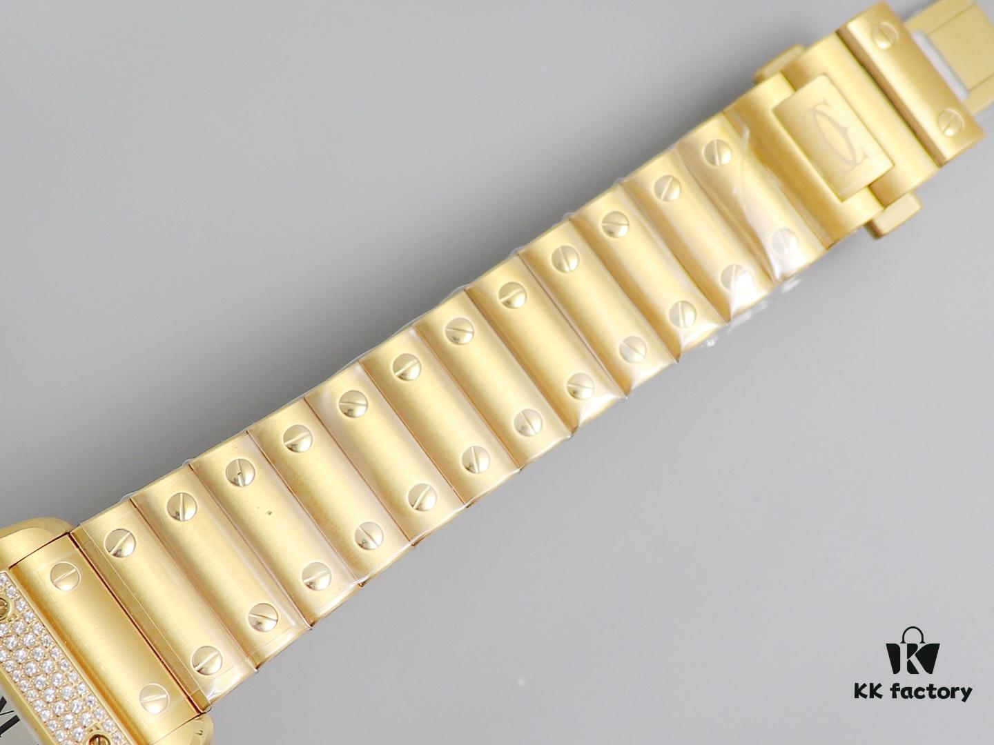 6931a7f3ccd8ab3d7af9c5bf BV Factory Highest Version Genuine Mould Cartier Santos Couple Watch
