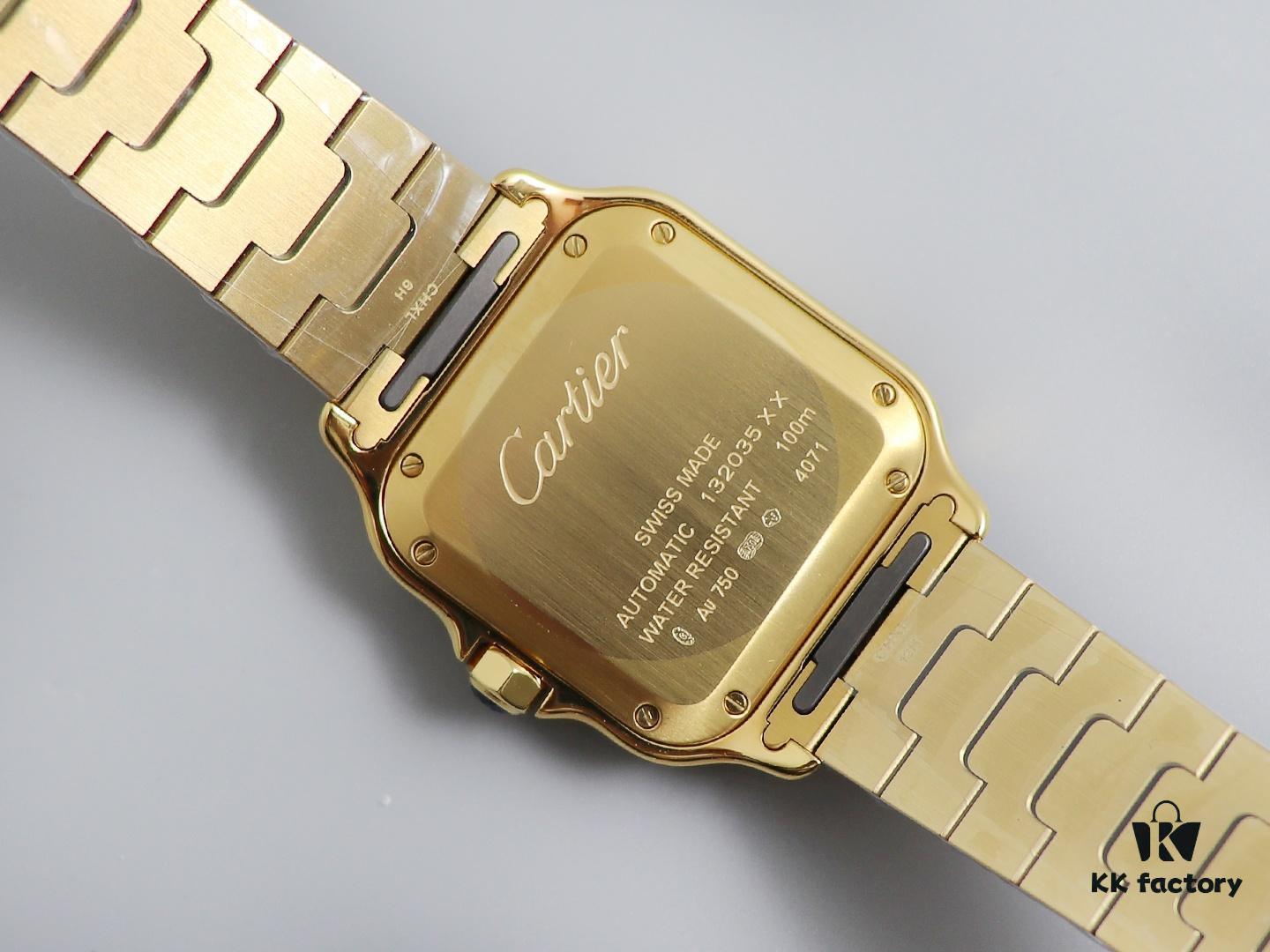 6931a7f3ccd8ab3d7af9c5c1 BV Factory Highest Version Genuine Mould Cartier Santos Couple Watch