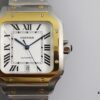 Men's Large-Sized Santos New Model by BV - Cartier Style