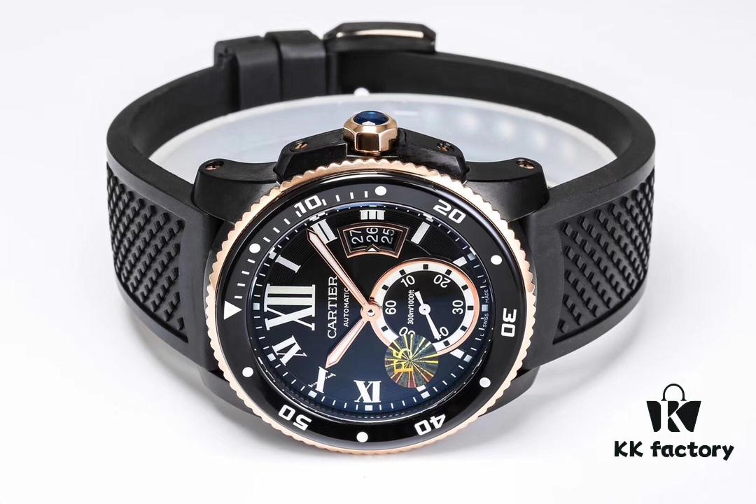 6931a7f4ccd8ab3d7af9c5cf Latest F5 Taiwan-made Cartier Calibre de Cartier Diver Series Watch