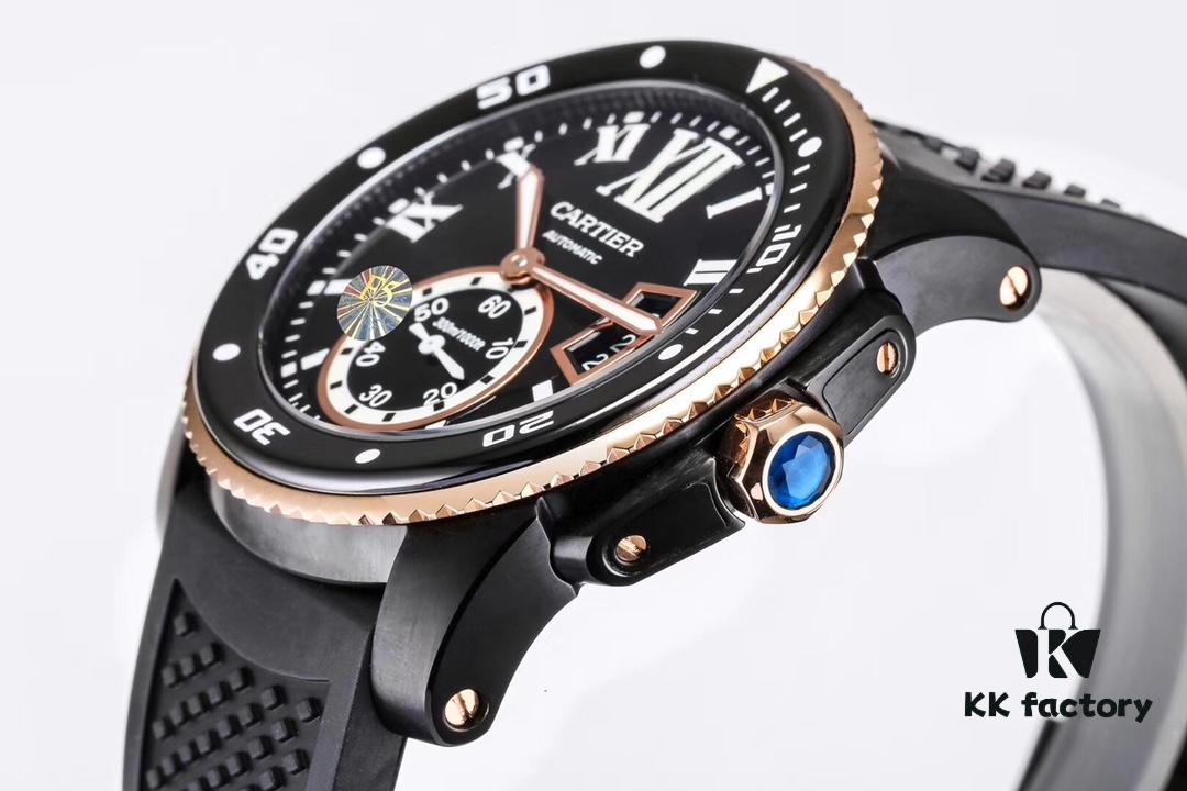 6931a7f4ccd8ab3d7af9c5d0 Latest F5 Taiwan-made Cartier Calibre de Cartier Diver Series Watch
