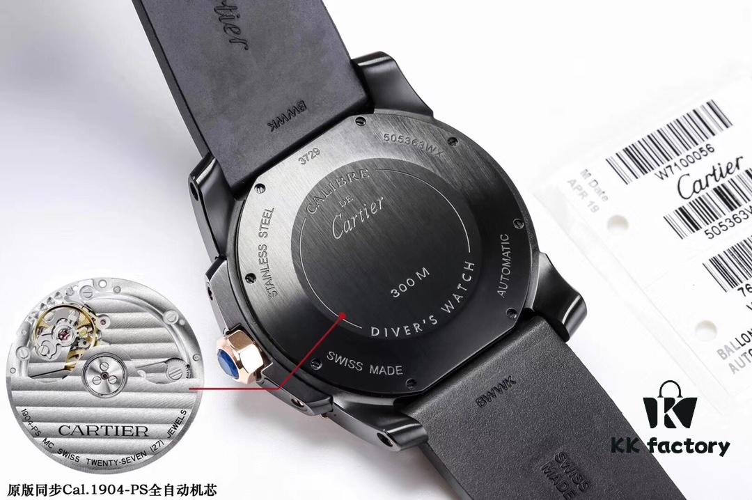 6931a7f4ccd8ab3d7af9c5d2 Latest F5 Taiwan-made Cartier Calibre de Cartier Diver Series Watch