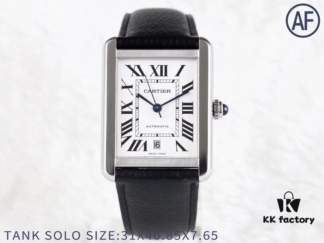 6931a7f6ccd8ab3d7af9c5eb AF Year-End Masterpiece: 'Square Elegance, Dominating All Directions' - Cartier Tank Series W5200027 Watch