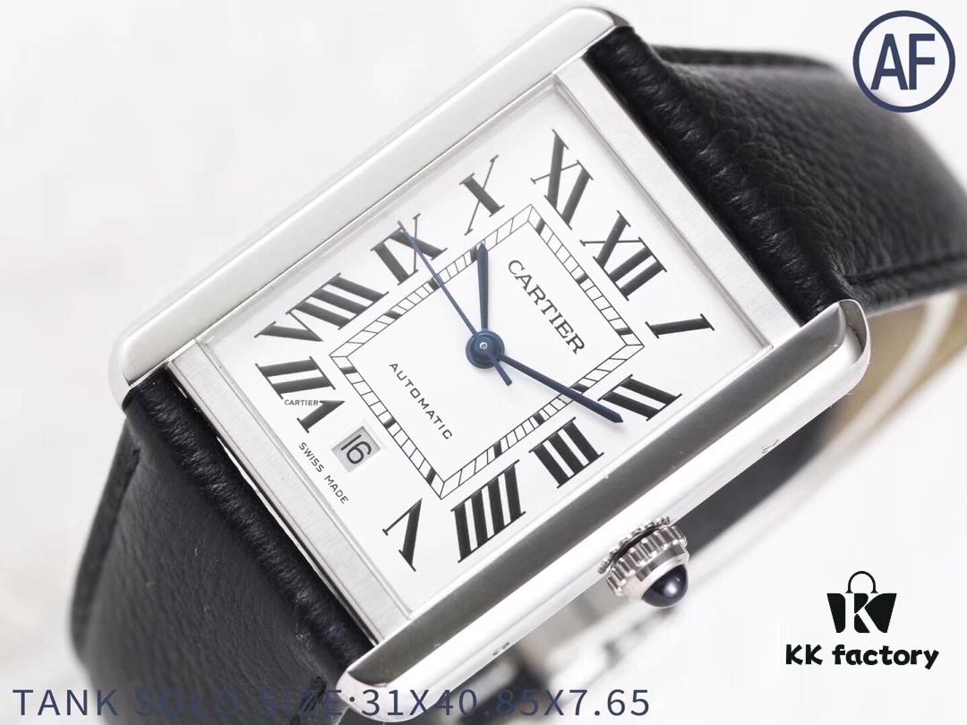 6931a7f6ccd8ab3d7af9c5ed AF Year-End Masterpiece: 'Square Elegance, Dominating All Directions' - Cartier Tank Series W5200027 Watch