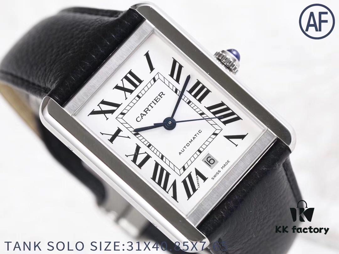 6931a7f6ccd8ab3d7af9c5ee AF Year-End Masterpiece: 'Square Elegance, Dominating All Directions' - Cartier Tank Series W5200027 Watch