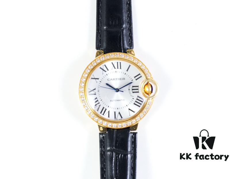 6931a7f9ccd8ab3d7af9c62b CD Factory Strongly Recommends👉 Cartier Blue Balloon 36mm, Original Size 1:1, Ultra-Thin Movement with Imported Movement