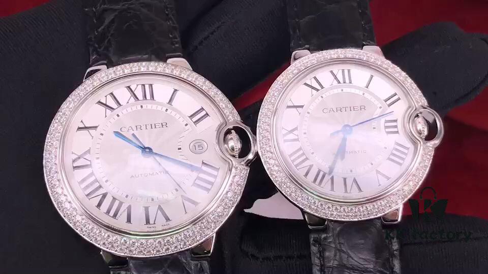 6931a7fbccd8ab3d7af9c63d Cartier Solid Silver Couples Watches