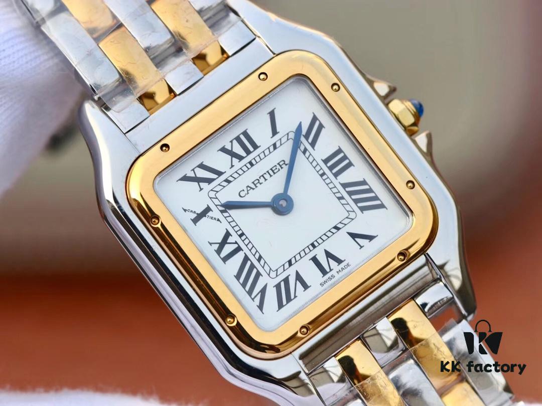 8848 Cartier Panther, Original Mold, Women's Imported Quartz Movement, 22MM (Small), 27MM (Medium)