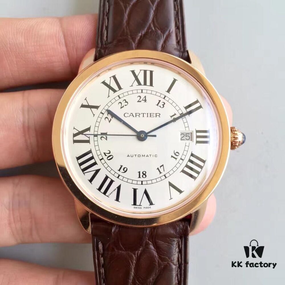 6931a7feccd8ab3d7af9c67c TW Taiwan Factory CARTIER Cartier London SOLO Series Men's Watch, Genuine Mould Opening, 2892 Movement, Genuine Crocodile Leather Strap