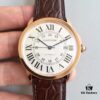 6931a7feccd8ab3d7af9c67c TW Taiwan Factory CARTIER Cartier London SOLO Series Men's Watch, Genuine Mould Opening, 2892 Movement, Genuine Crocodile Leather Strap