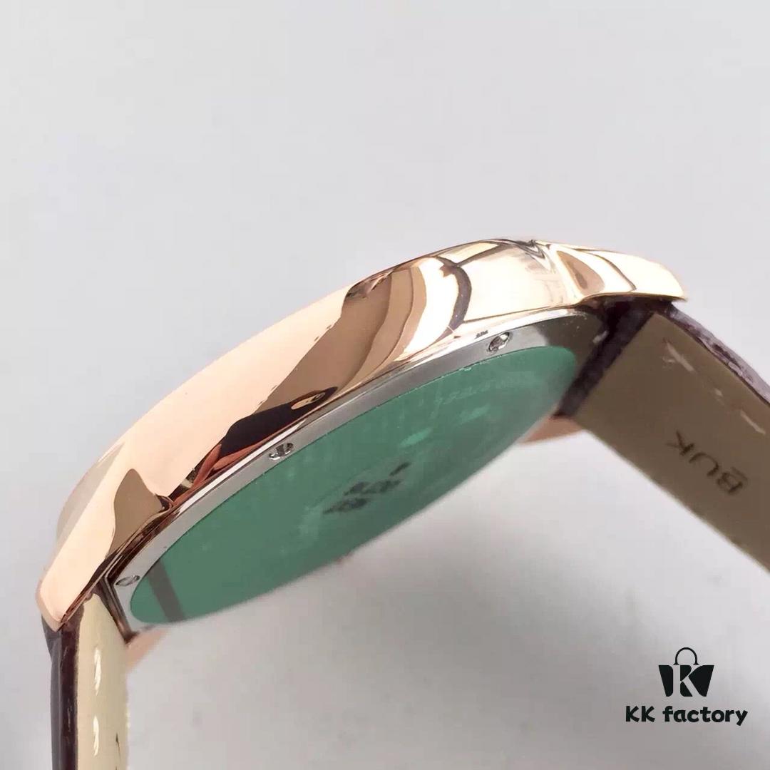 6931a7ffccd8ab3d7af9c681 TW Taiwan Factory CARTIER Cartier London SOLO Series Men's Watch, Genuine Mould Opening, 2892 Movement, Genuine Crocodile Leather Strap