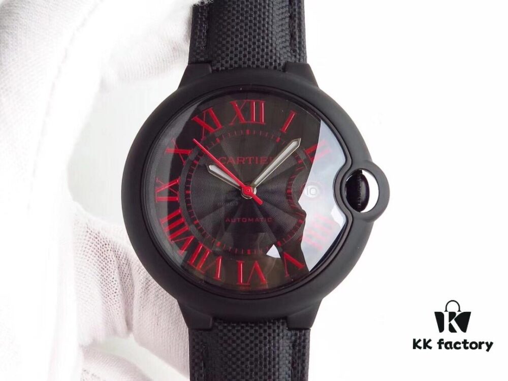 6931a7ffccd8ab3d7af9c685 CARTIER x Bamford Watch Department Collaboration - New Ballon Bleu Watch, The Mysterious Black Knight with Passion and Rock 'n' Roll Spirit! Men's 42mm Timepiece with Sapphire Crystal Domed Double Bubble Fish-Eye, Dimensional Dial, Honored Release by Taiwan Factory