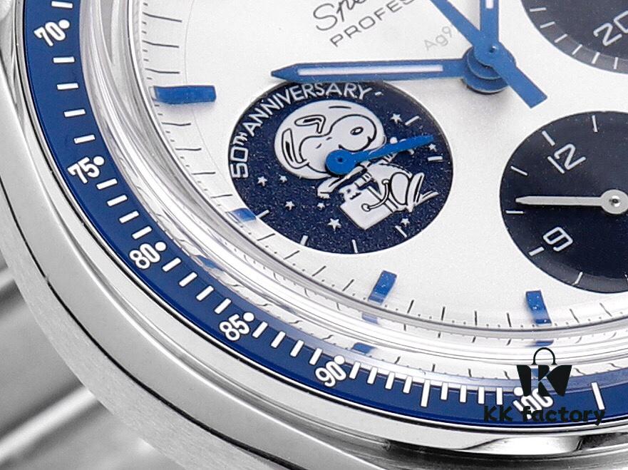 N1Factory Omega Speedmaster Series 310.32.42.50.02.001 'Full Configuration' Snoopy 50th Anniversary Limited Edition Watch