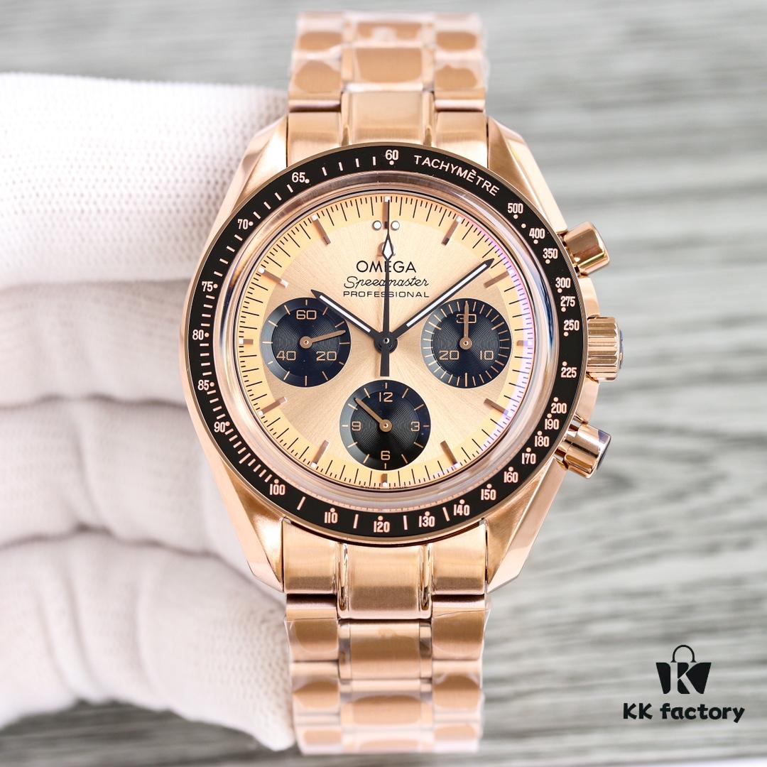 6931a804ccd8ab3d7af9c6d5 Omega OMEGA Speedmaster Series 'Green Rose Gold' and 'Black Rose Gold' Limited Editions