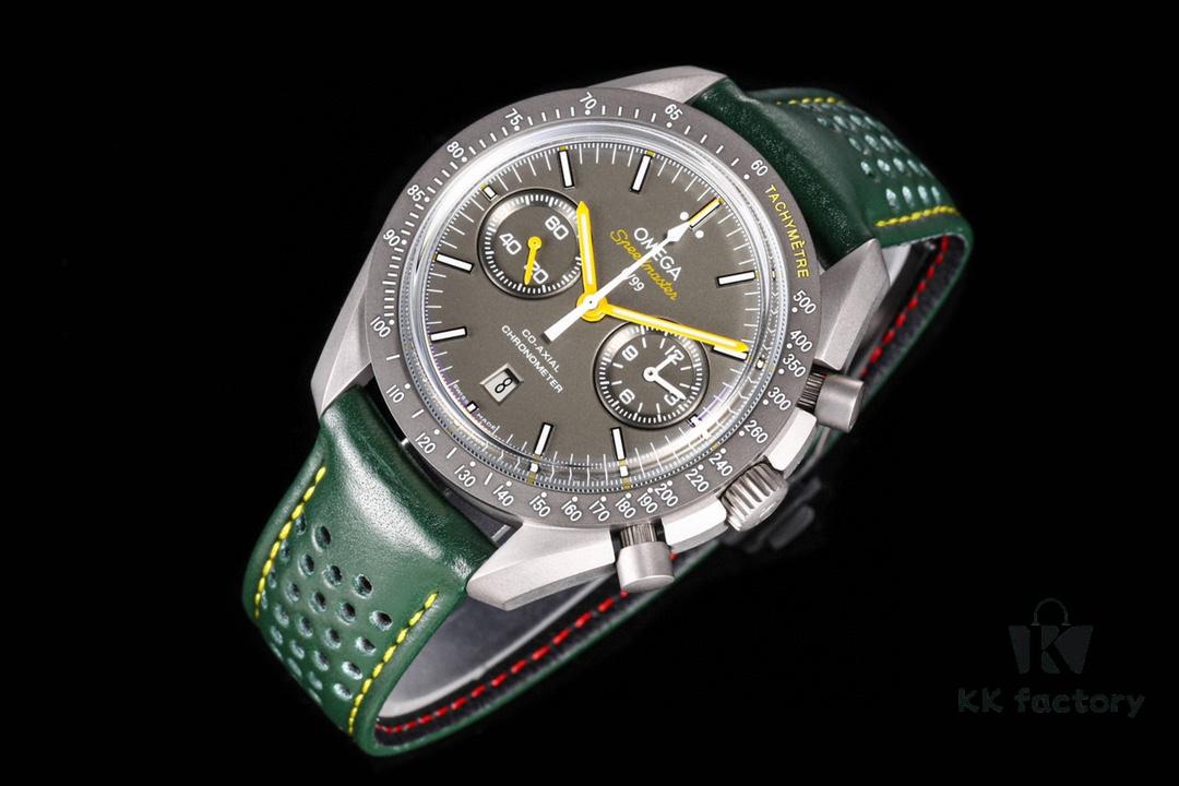 6931a805ccd8ab3d7af9c6e7 New Omega OMEGA Speedmaster Dark Side of the Moon Watch 311.92.44.51.99.001 OB2, 44.25mm Co-Axial Chronograph with Grey Ceramic Bezel and Green-Grey Dial