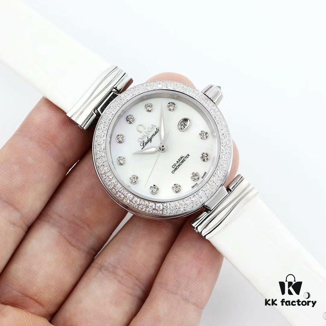 6931a80accd8ab3d7af9c738 BF Fine V4 Edition Omega De Ville Ladymatic Bird's Nest Series Ladies Mechanical Watch