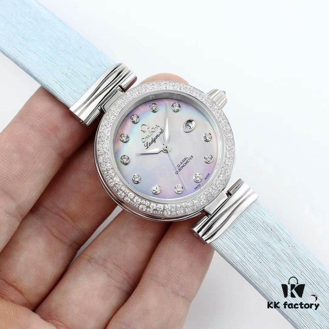 6931a80accd8ab3d7af9c739 BF Fine V4 Edition Omega De Ville Ladymatic Bird's Nest Series Ladies Mechanical Watch