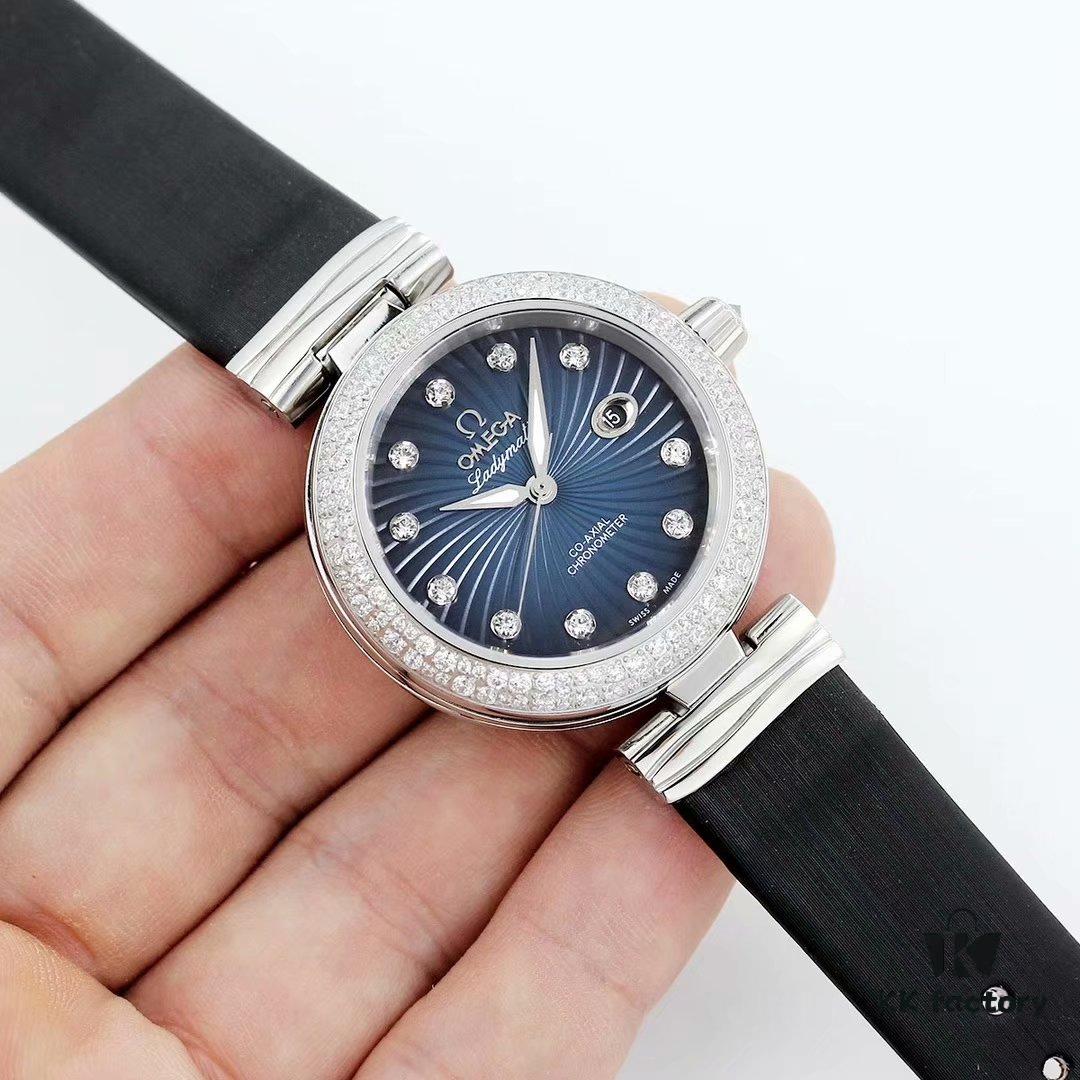 6931a80accd8ab3d7af9c73a BF Fine V4 Edition Omega De Ville Ladymatic Bird's Nest Series Ladies Mechanical Watch