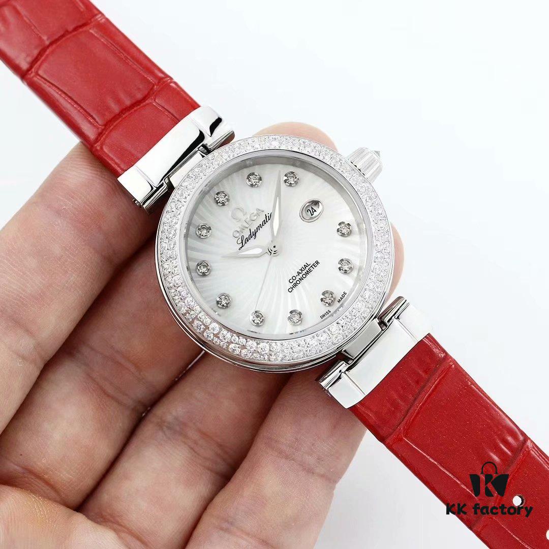 6931a80accd8ab3d7af9c73b BF Fine V4 Edition Omega De Ville Ladymatic Bird's Nest Series Ladies Mechanical Watch