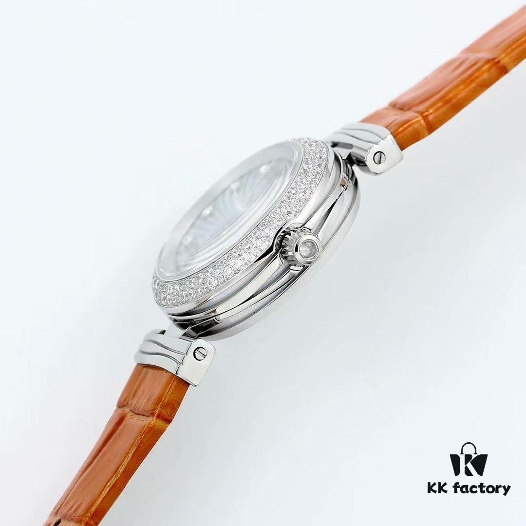 6931a80accd8ab3d7af9c73d BF Fine V4 Edition Omega De Ville Ladymatic Bird's Nest Series Ladies Mechanical Watch