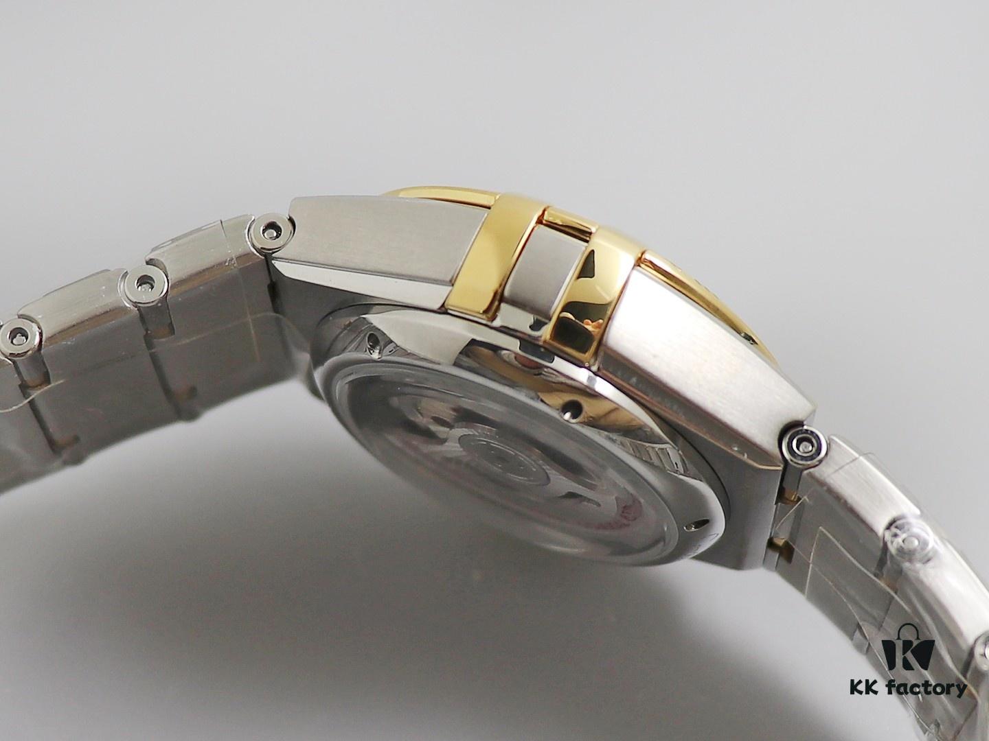 6931a812ccd8ab3d7af9c7cb 3S New Arrival: Mother-of-Pearl Dial, 5th Generation Omega Constellation Series! 29mm, Date Window at 6 o'clock, Adjustable Bracelet (2mm); Clone 8700 Movement