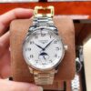 6931a814ccd8ab3d7af9c7ee LONGINES - Master Collection Real Moon Phase 24-Hour Fully Automatic Mechanical Watch for Men, 40mm, 316L Stainless Steel, Double Dome Mineral Glass, Butterfly Clasp