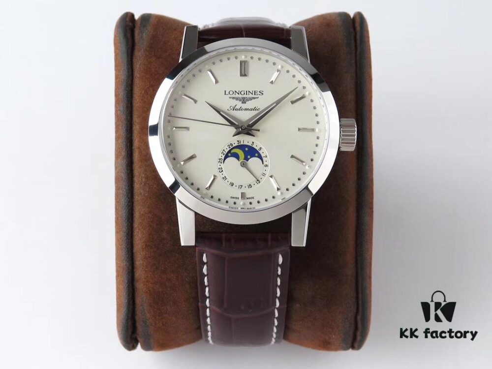 6931a816ccd8ab3d7af9c80d AC's Latest Moon Phase Watch, Longines Classic Traditional Series L4.826.4.92.2