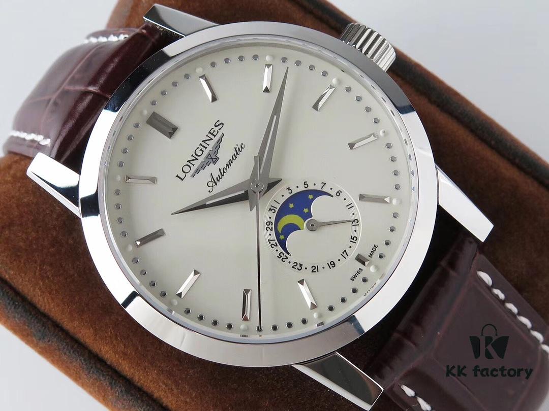 6931a817ccd8ab3d7af9c810 AC's Latest Moon Phase Watch, Longines Classic Traditional Series L4.826.4.92.2