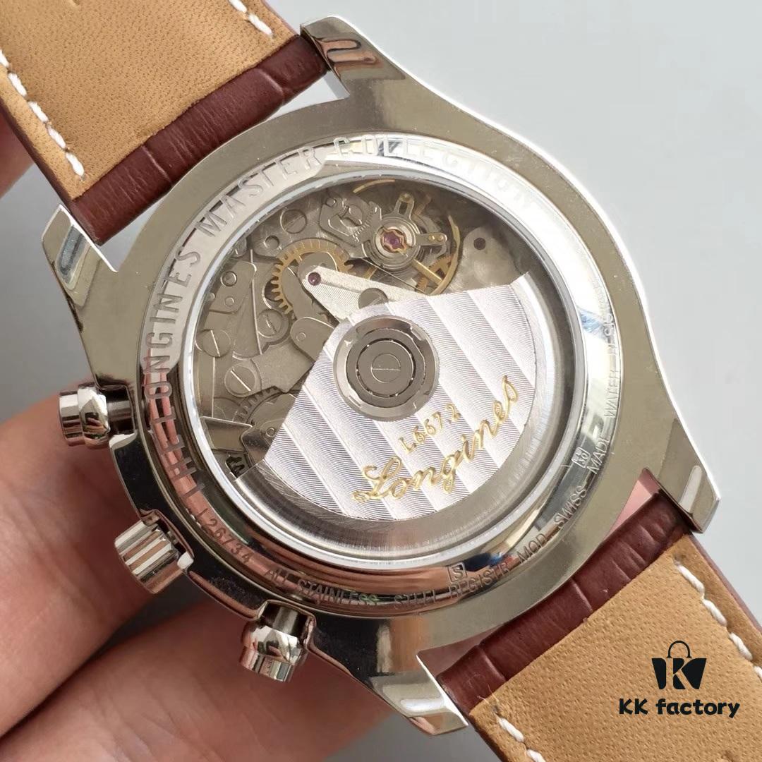 6931a819ccd8ab3d7af9c840 Arrival JF Premium LG Longines Master Eight-Hand Moon Phase with 7751 Movement, All Functions Fully Operational, Finely Polished Automatic Rotor, Super Waterproof, Top-Tier Replica on the Market