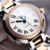 6931a820ccd8ab3d7af9c8b2 Mechanical Women's Watch with Full Circle VVS Diamonds, Longines La Lune L8.111.4.87.6, 120m Waterproof, Sapphire Crystal, Japanese NH05 Movement