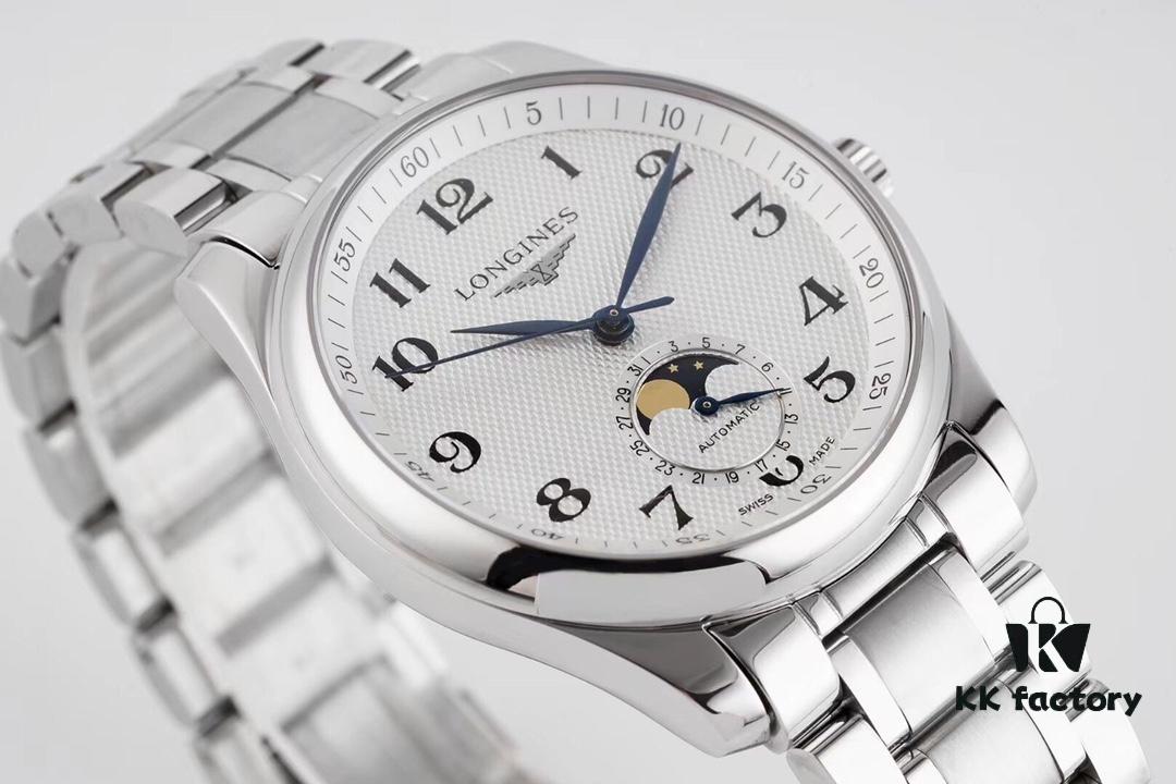 6931a825ccd8ab3d7af9c8fd GS Masterpiece: Longines Master Collection L2.909.4.78.3 Moon Phase Watch Makes a Stunning Debut with Simplicity and Elegance Exuding Composure and Grace