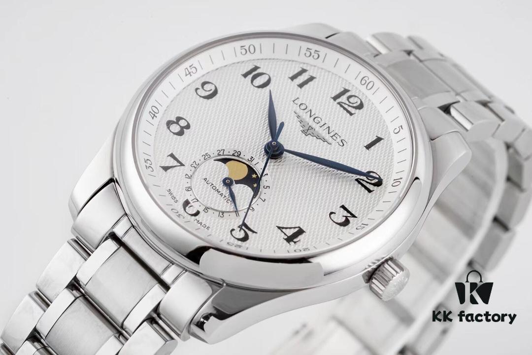 6931a825ccd8ab3d7af9c8fe GS Masterpiece: Longines Master Collection L2.909.4.78.3 Moon Phase Watch Makes a Stunning Debut with Simplicity and Elegance Exuding Composure and Grace