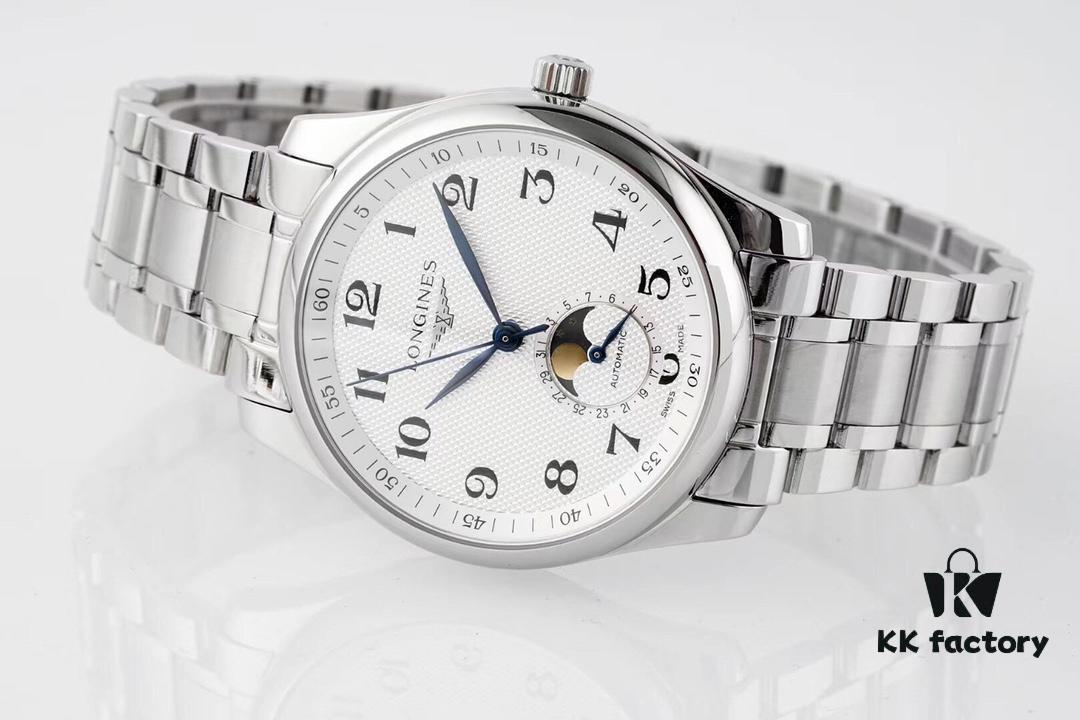 6931a825ccd8ab3d7af9c8ff GS Masterpiece: Longines Master Collection L2.909.4.78.3 Moon Phase Watch Makes a Stunning Debut with Simplicity and Elegance Exuding Composure and Grace
