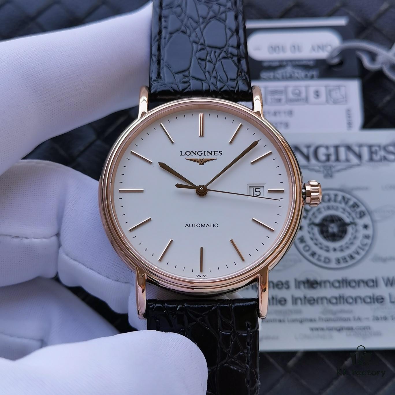 6931a825ccd8ab3d7af9c905 King Year (KY) Production - Longines Elegant Collection, 38.5mm Case, Cal.L619 Ultra-Thin Automatic Movement, Double-Sided Sapphire Crystal, 316L Stainless Steel Bracelet
