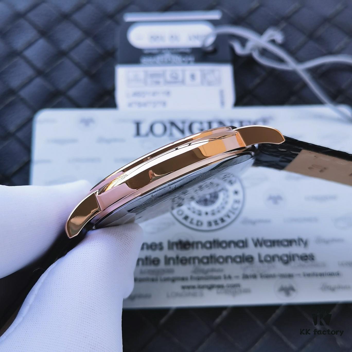 6931a825ccd8ab3d7af9c909 King Year (KY) Production - Longines Elegant Collection, 38.5mm Case, Cal.L619 Ultra-Thin Automatic Movement, Double-Sided Sapphire Crystal, 316L Stainless Steel Bracelet