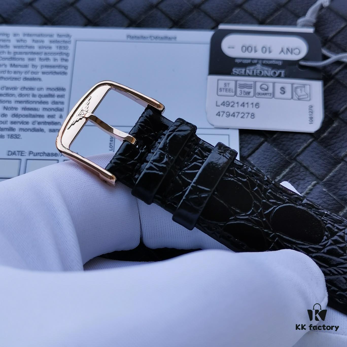 6931a825ccd8ab3d7af9c90c King Year (KY) Production - Longines Elegant Collection, 38.5mm Case, Cal.L619 Ultra-Thin Automatic Movement, Double-Sided Sapphire Crystal, 316L Stainless Steel Bracelet