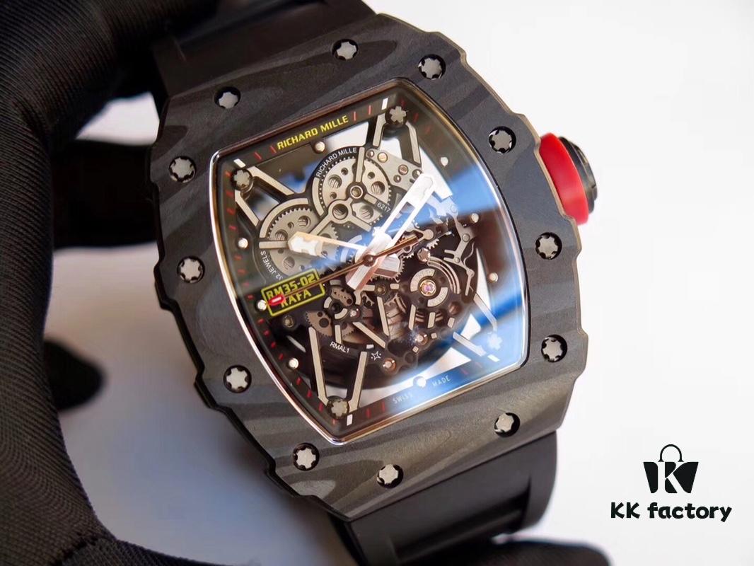 6931a82accd8ab3d7af9c94f KV🌟RM35-02 Series (V2) Upgraded Version🌟 Richard Mille RM35-02 Carbon Fiber Edition