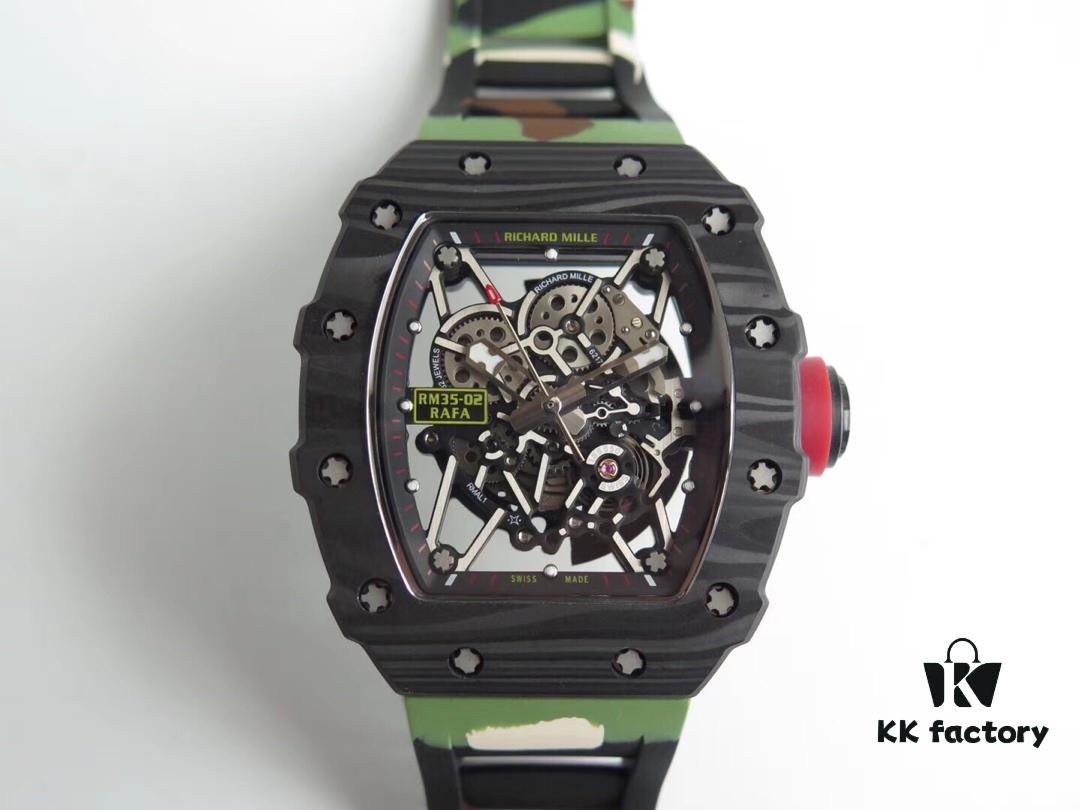 6931a82accd8ab3d7af9c955 KV Taiwan Factory Replica Richard Mille RM-035 Carbon Fiber 'Camouflage' Series - The Ultimate Reinterpretation