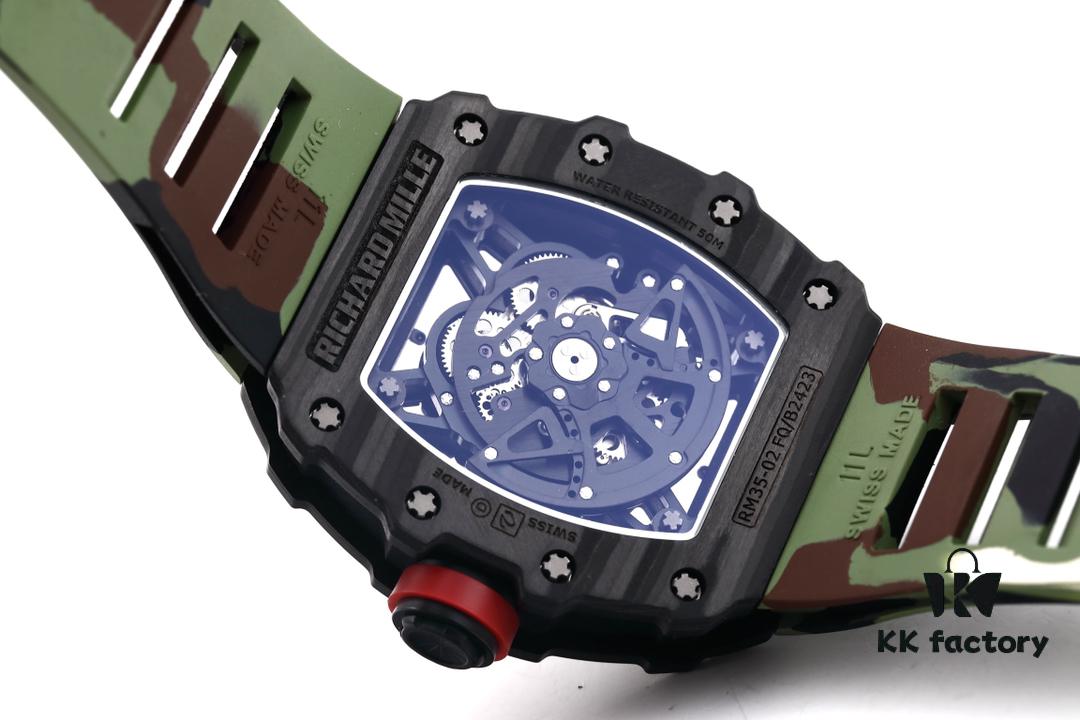 6931a82bccd8ab3d7af9c966 KV Taiwan Factory🔥Richard Mille RM-035 Carbon Fiber 'Camouflage' Series - Ultimate Replica Edition