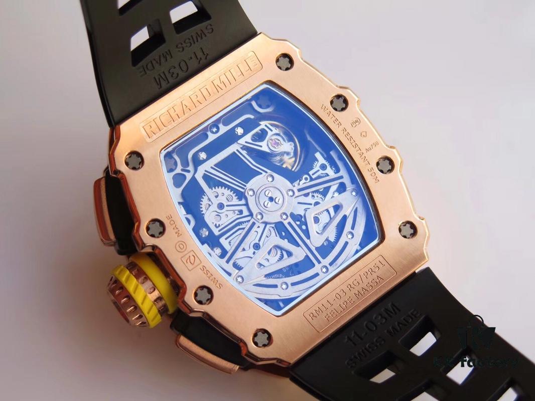 6931a82bccd8ab3d7af9c96e KV Richard Mille RM11-03RG Series Perfect Ergonomic Design Aligns with the Brand's Pursuit of Iconic Excellence